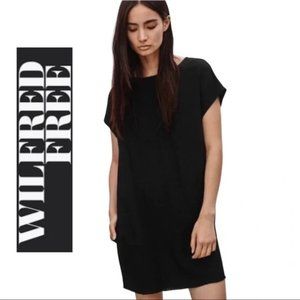 Wilfred Free Dress Black Aritzia Dress Oversized Short Sleeve Dress Size ExSmall
